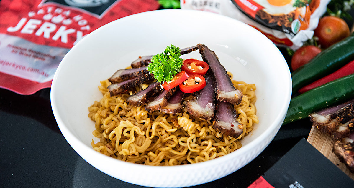 Spicy Biltong Mi Goreng - Cooking With Biltong - By The Jerky Co