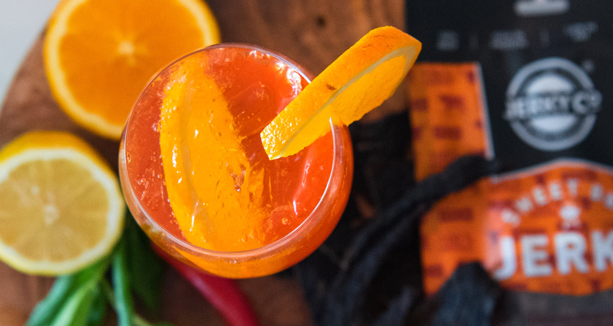 APEROL SPRITZ & BBQ JERKY – COCKTAIL PAIRING