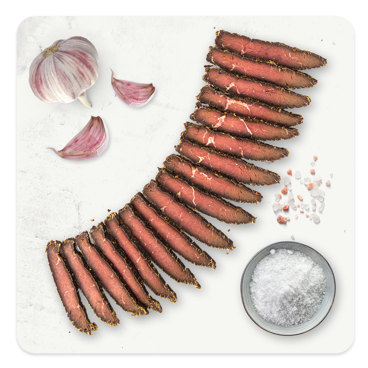 Beef Biltong - Garlic