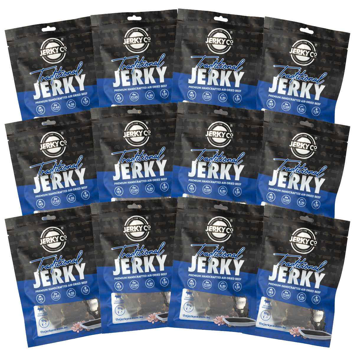 Traditional Jerky - 12 x 50g