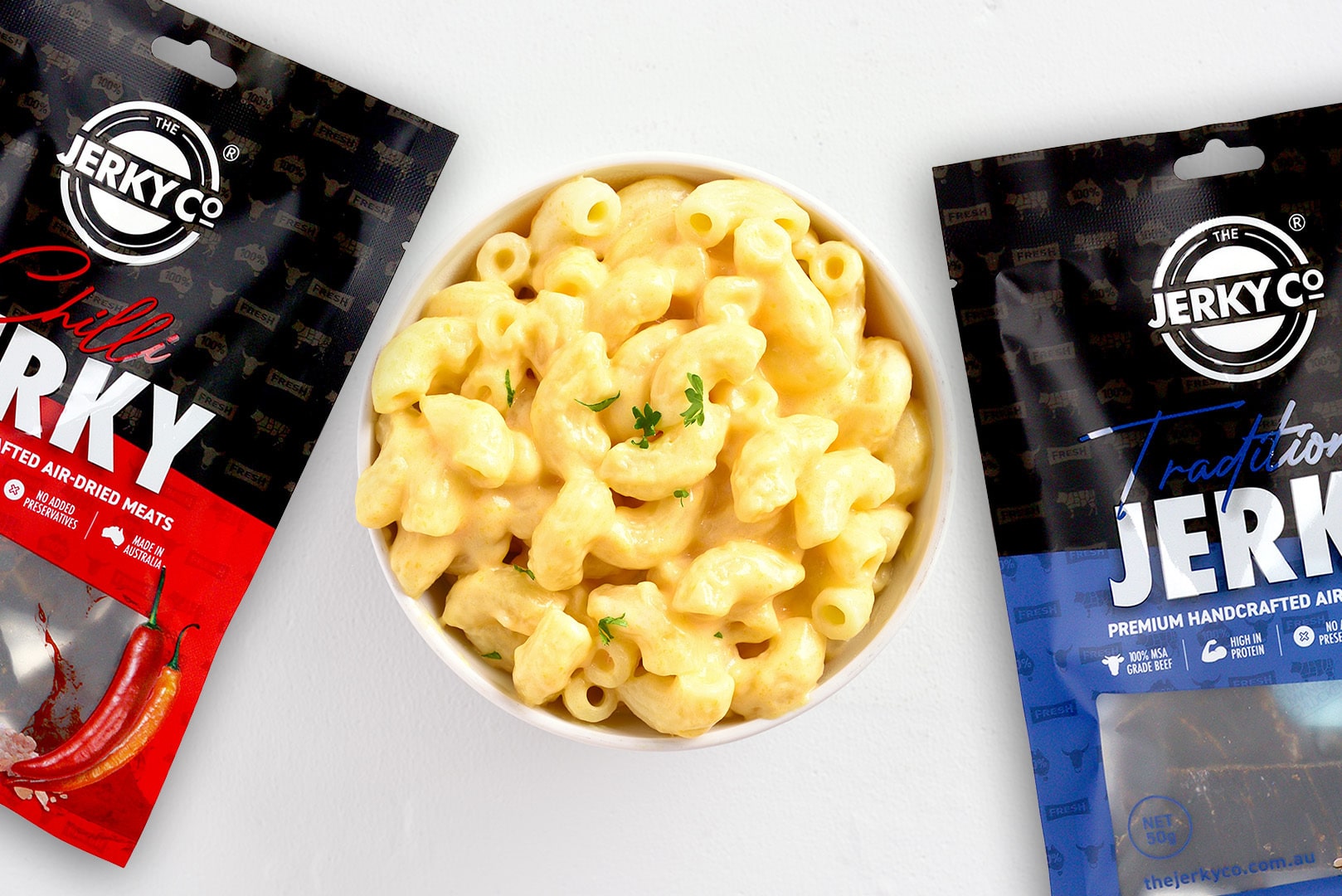 Recipe: Beef Jerky Mac and Cheese