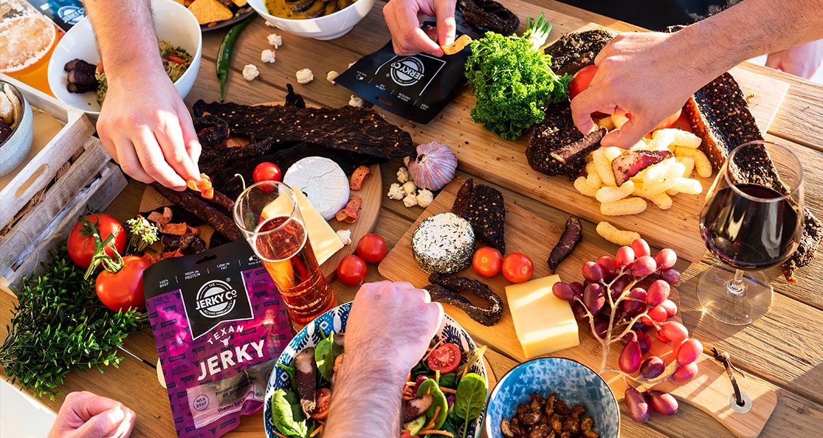 PERFECT PARTY PLATTERS – JUST ADD BILTONG AND BEEF JERKY!