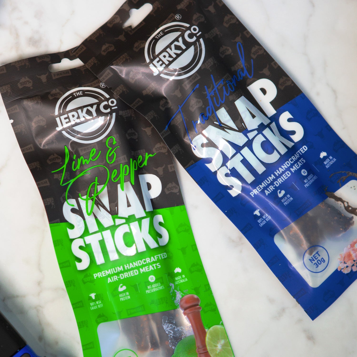 Snap Sticks - 30g Sample Pack – The Jerky Co