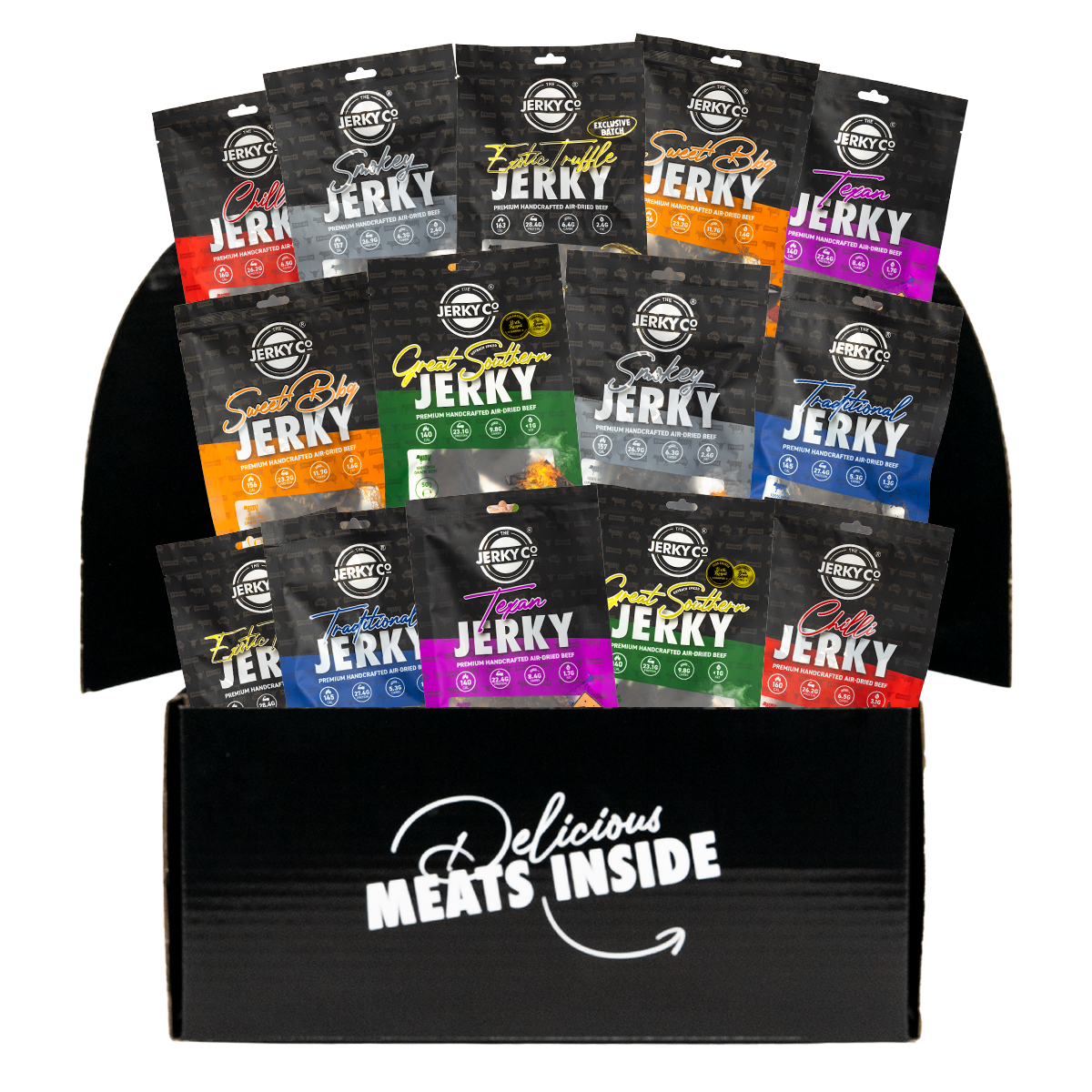 The Big Jerky Sampler Pack - 14 x 50g