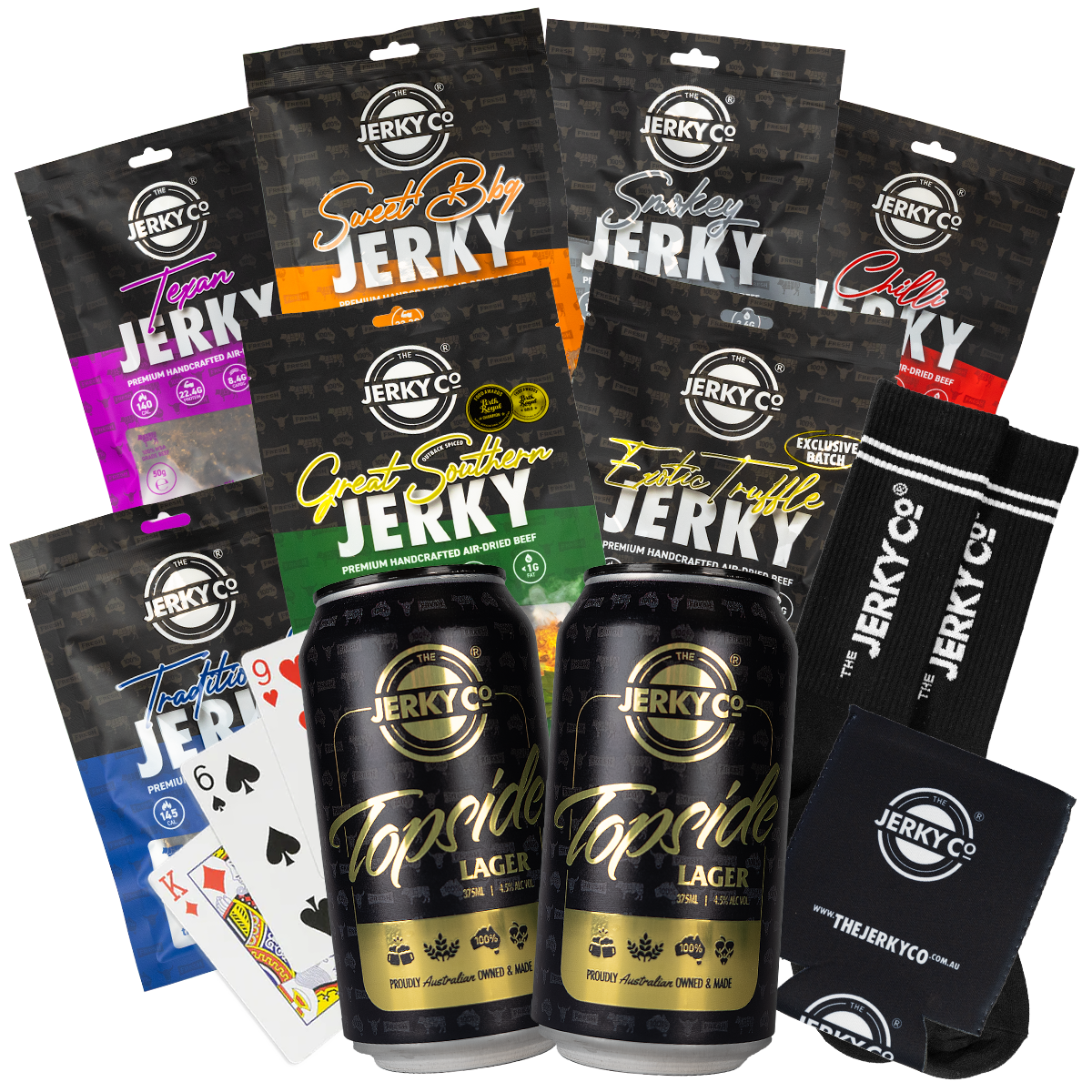 The SAMPLER Beef & Brew Hamper
