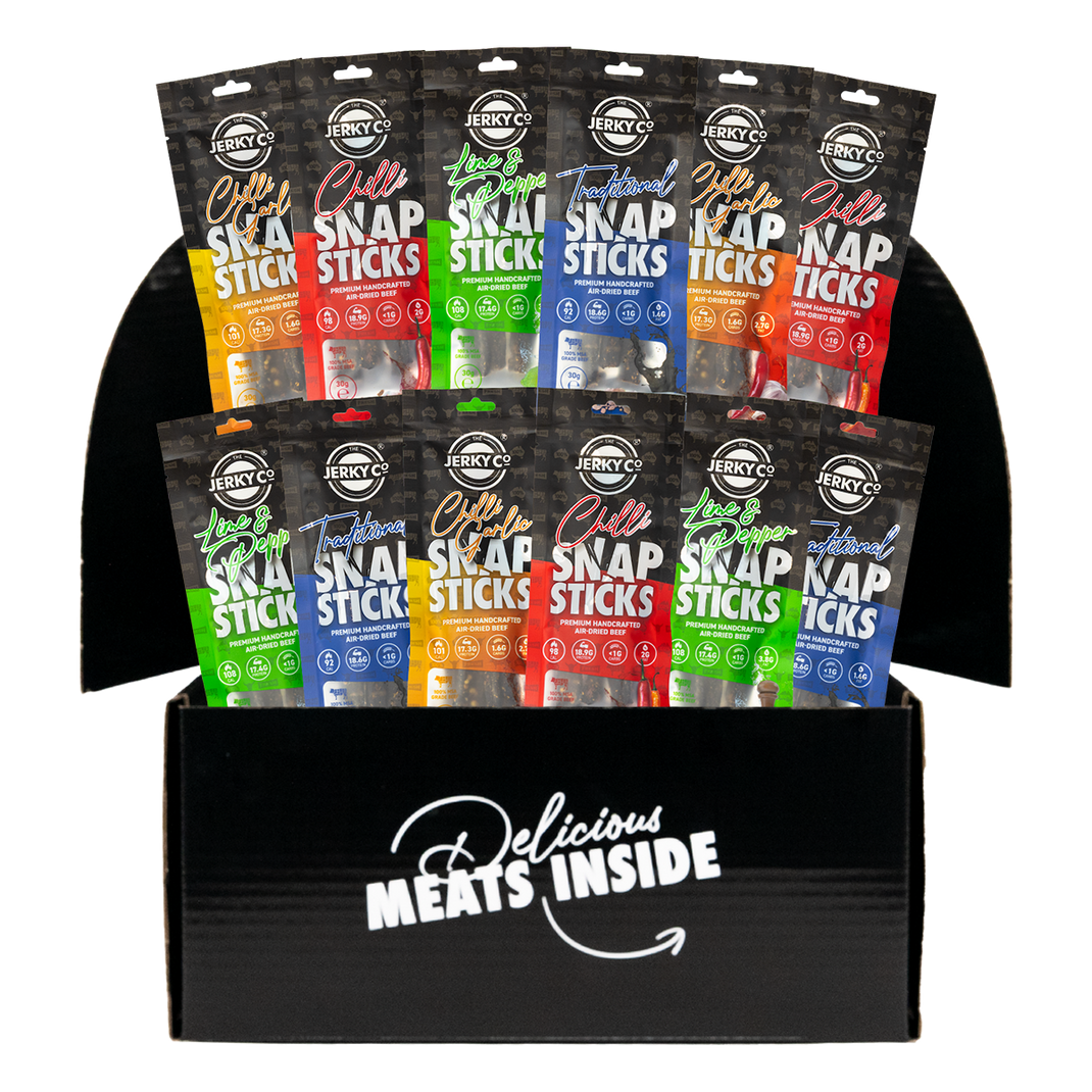 Snap Sticks - 30g Sample Pack – The Jerky Co