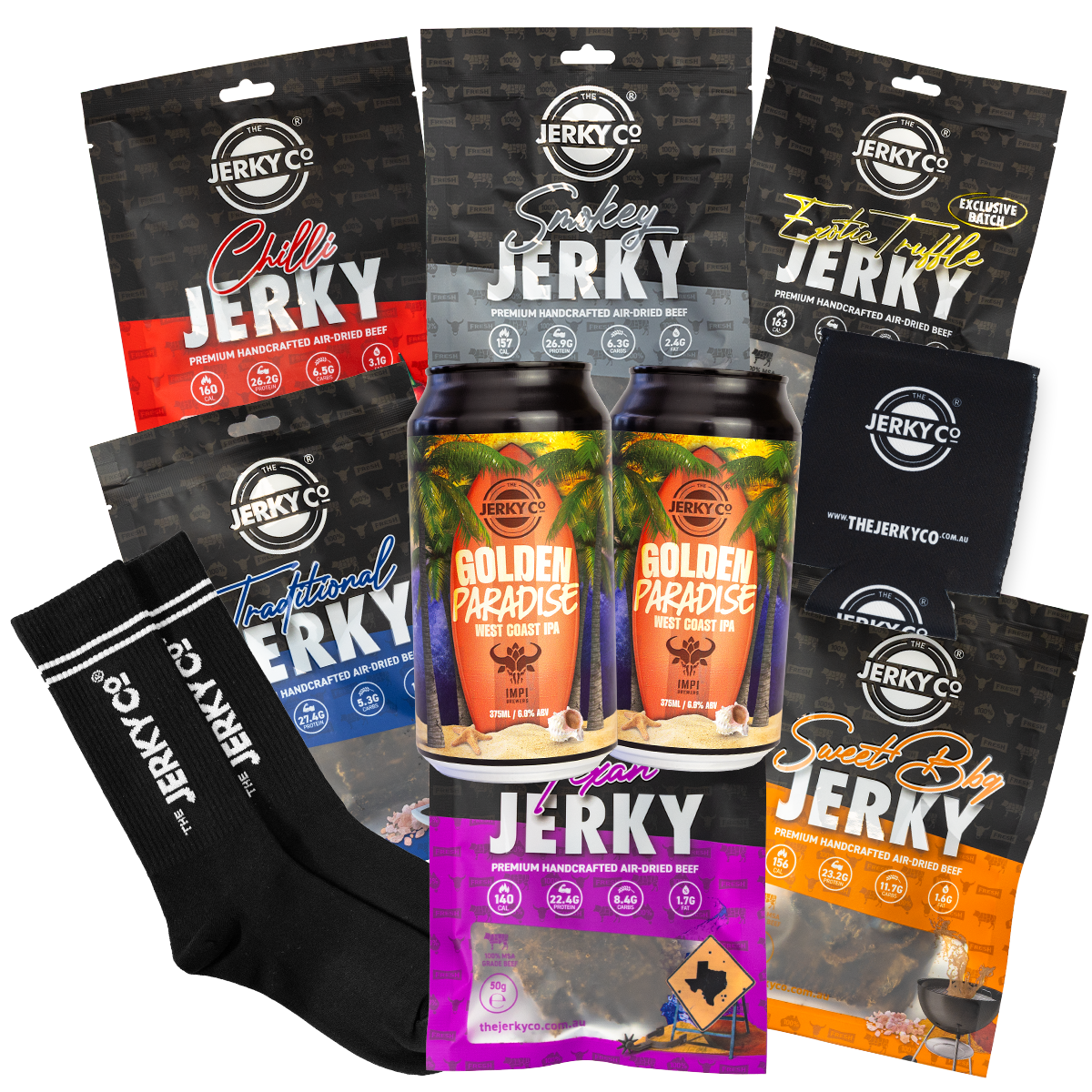 The SAMPLER Beef & Brew Hamper