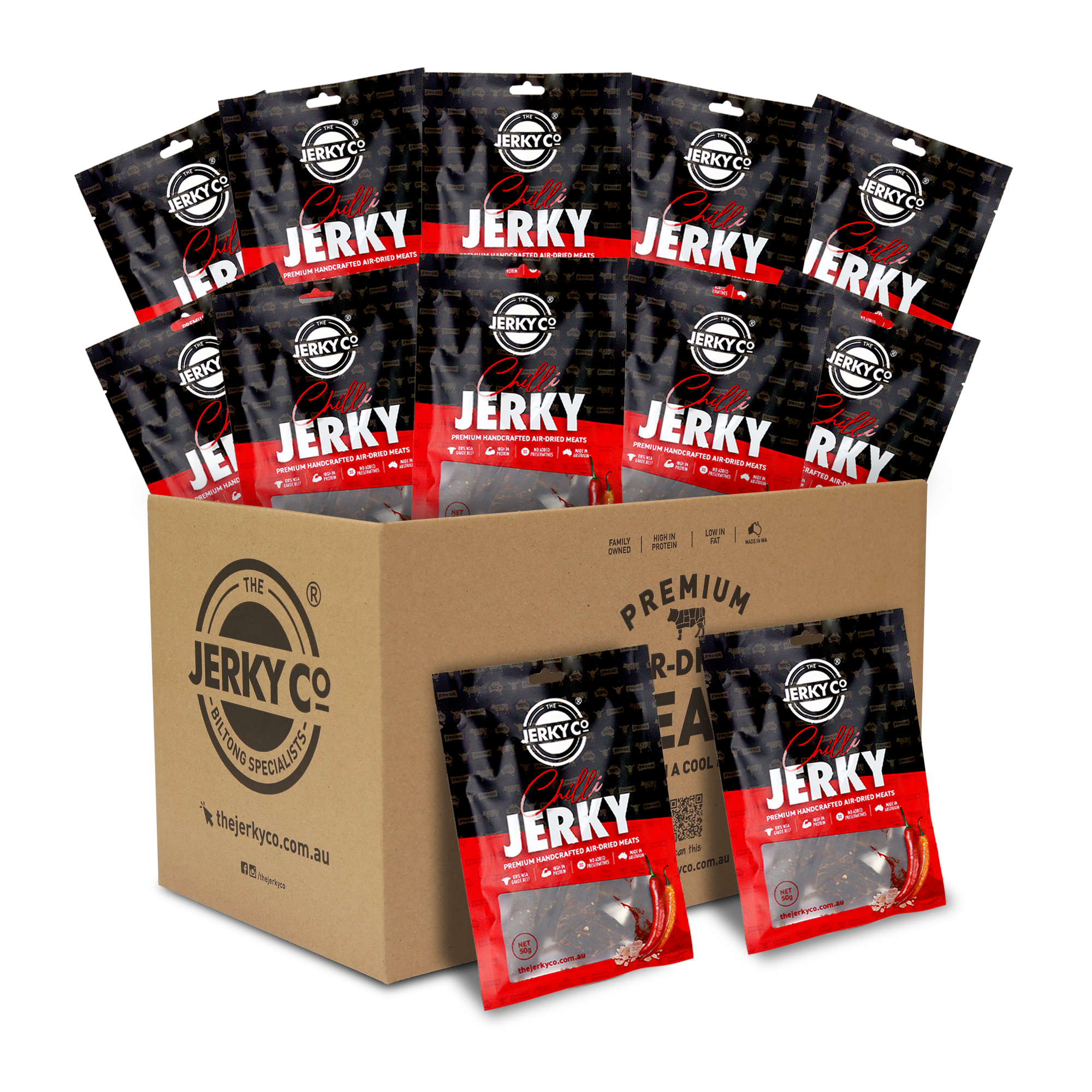 Chilli Jerky - 12 x 50g