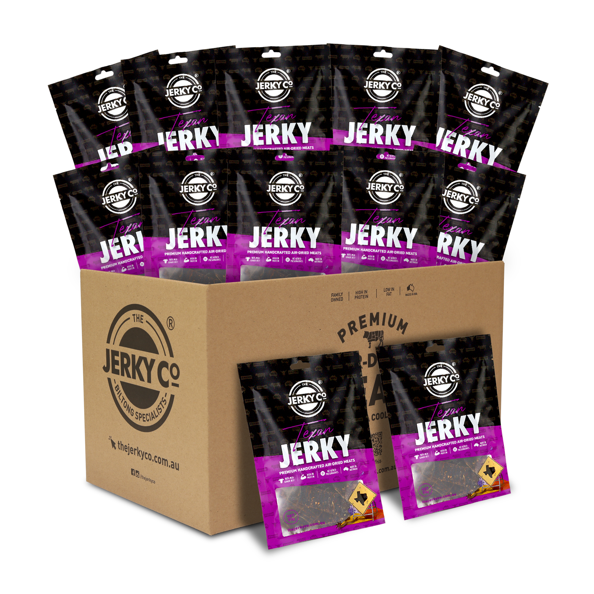 Texan Jerky - 12 x 50g