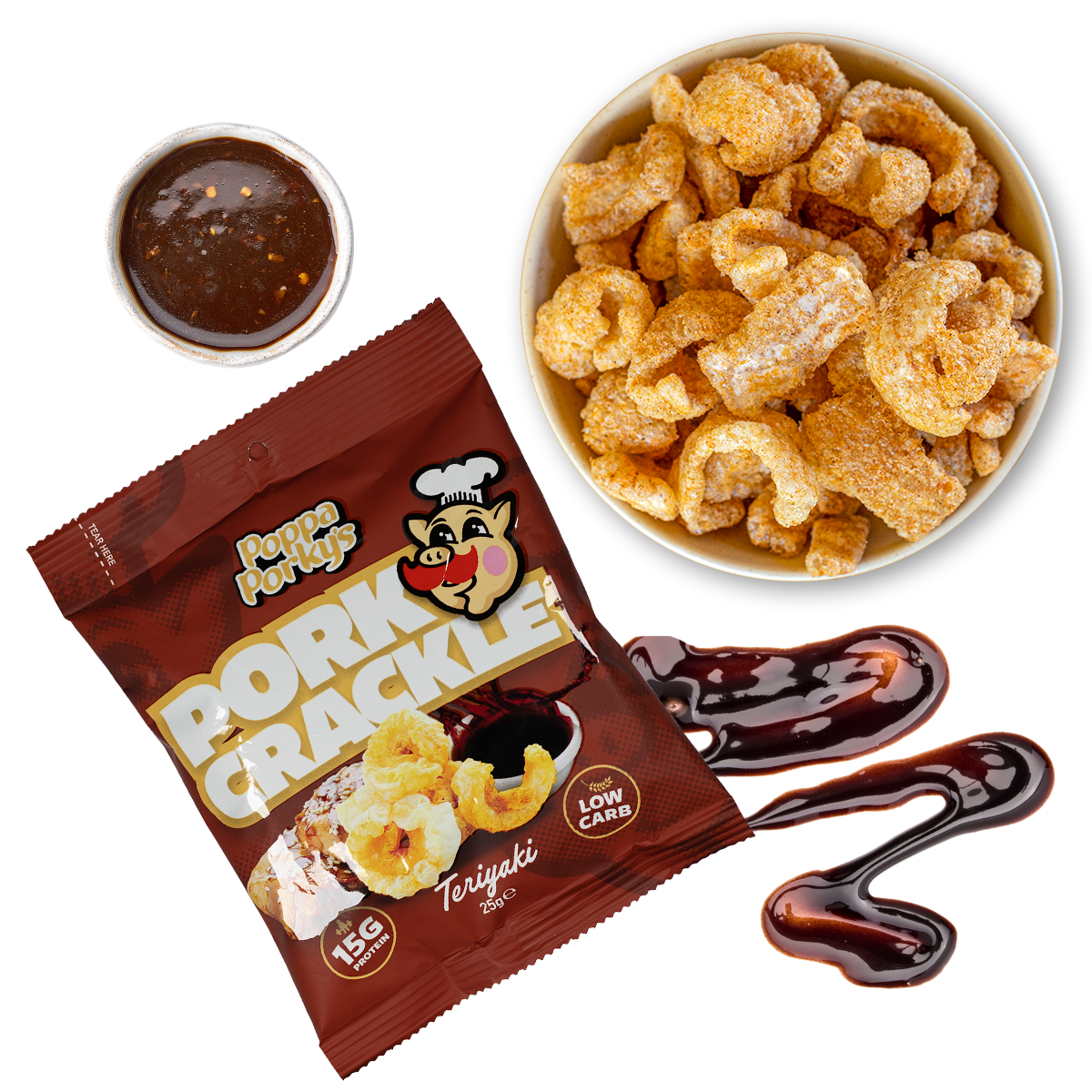 Pork Crackle - Teriyaki