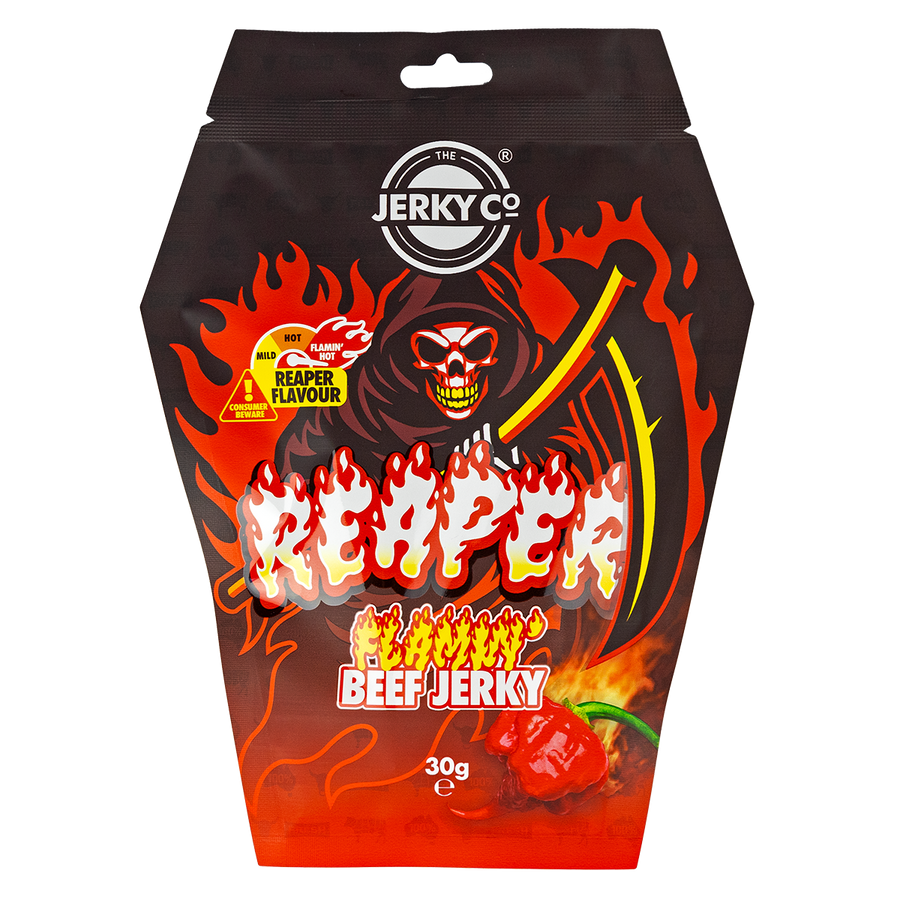 Reaper Flamin' Hot Beef Jerky
