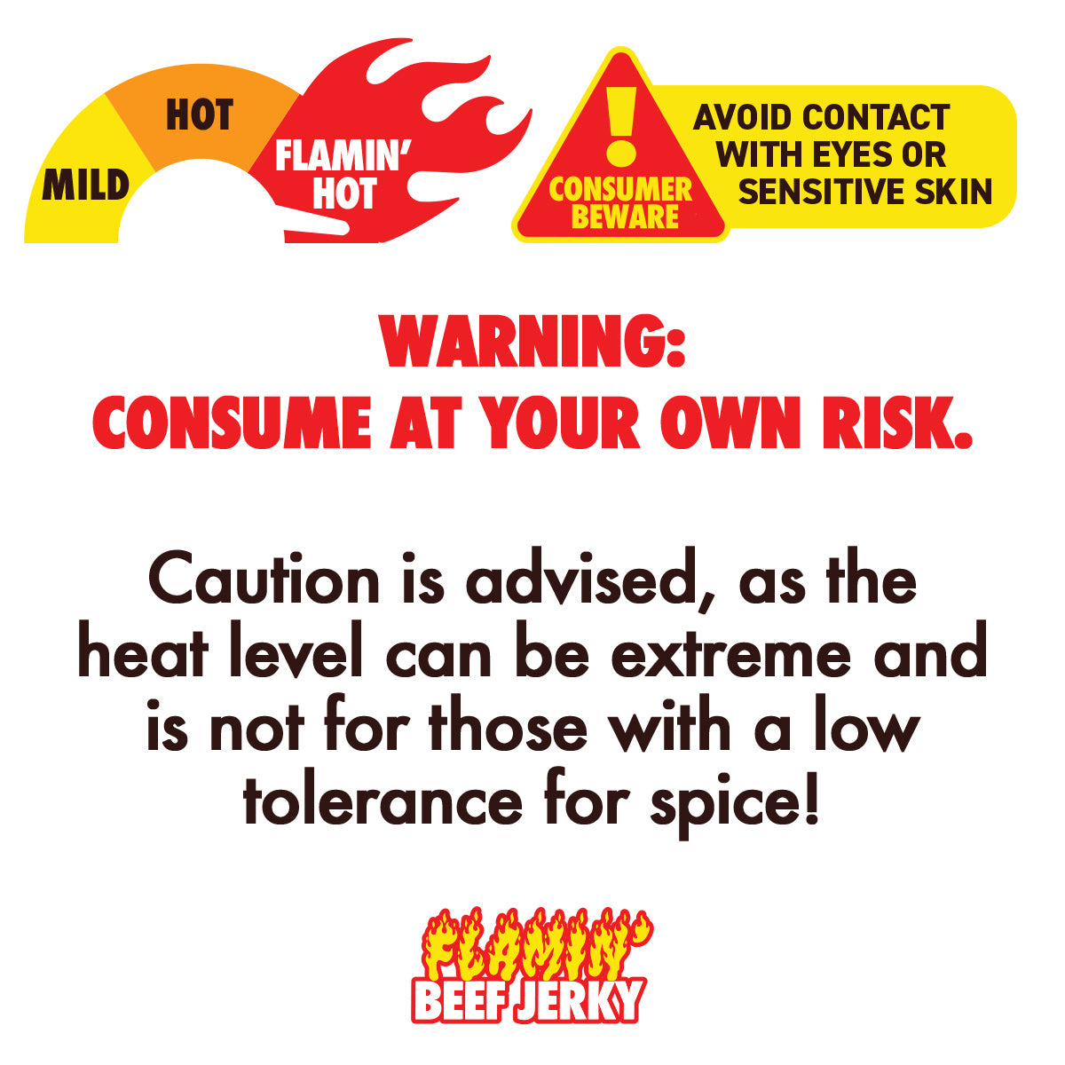 Reaper Flamin' Hot Beef Jerky