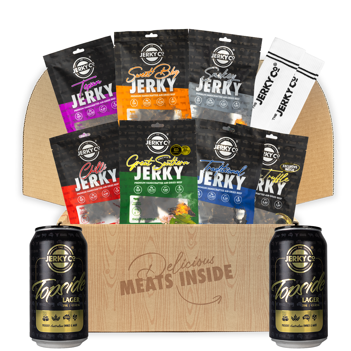 The SAMPLER Beef & Brew Hamper