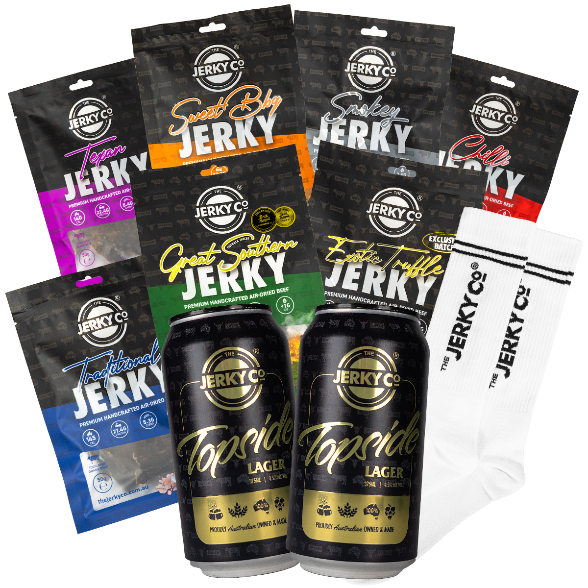 The SAMPLER Beef & Brew Hamper