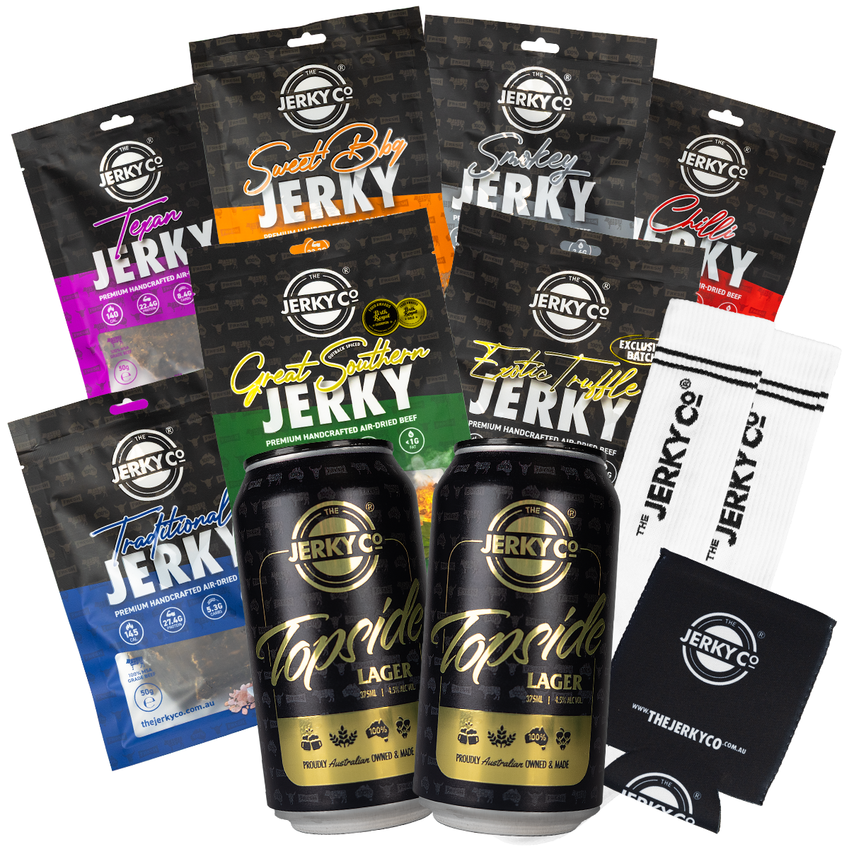The SAMPLER Beef & Brew Hamper