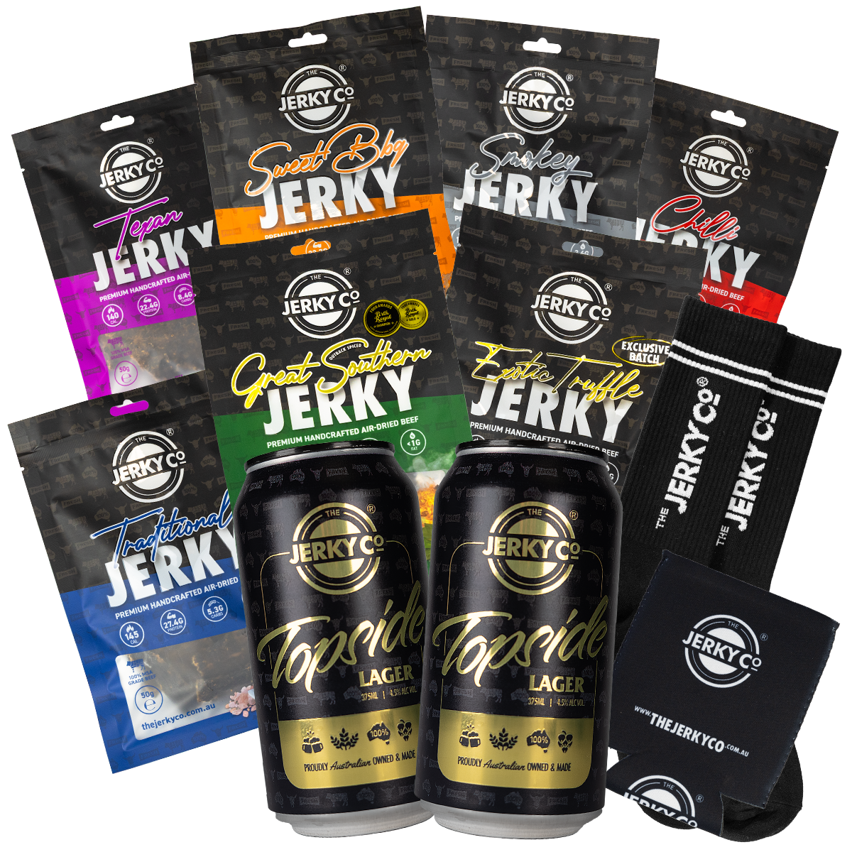 The SAMPLER Beef & Brew Hamper