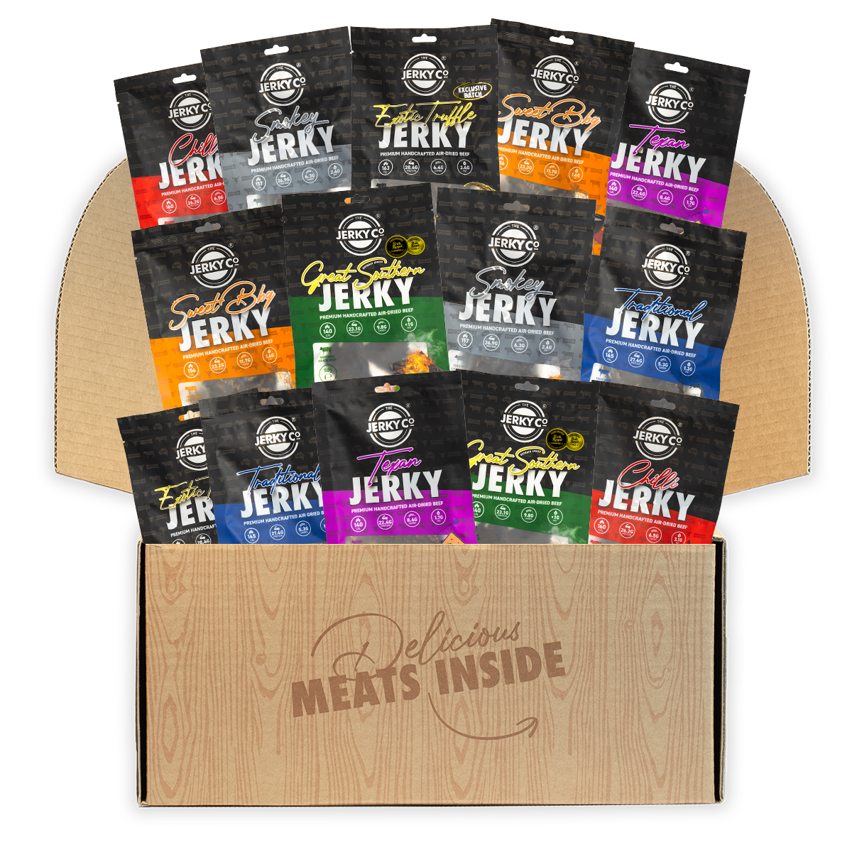 The Big Jerky Sampler Pack - 14 x 50g