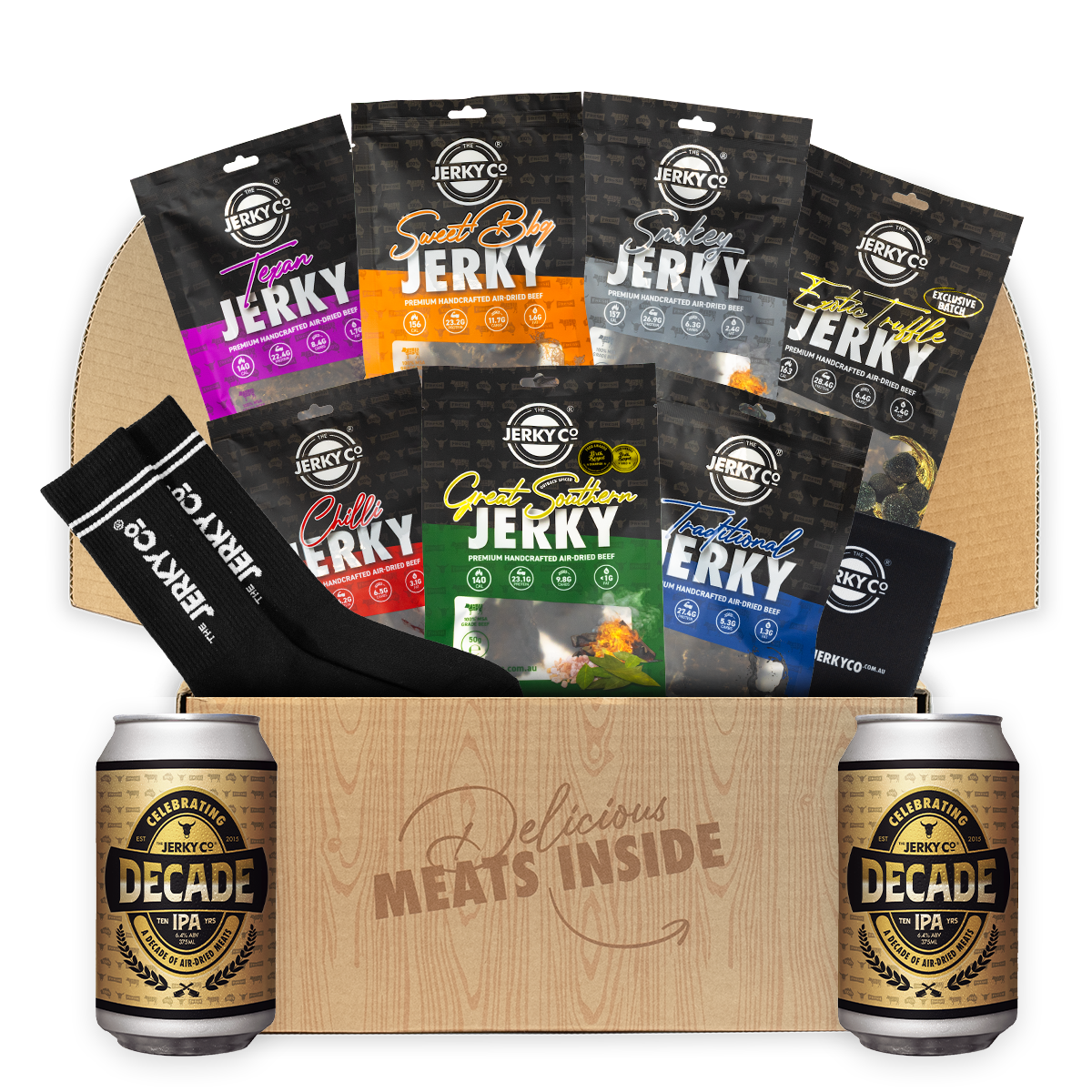 The SAMPLER Beef & Brew Hamper