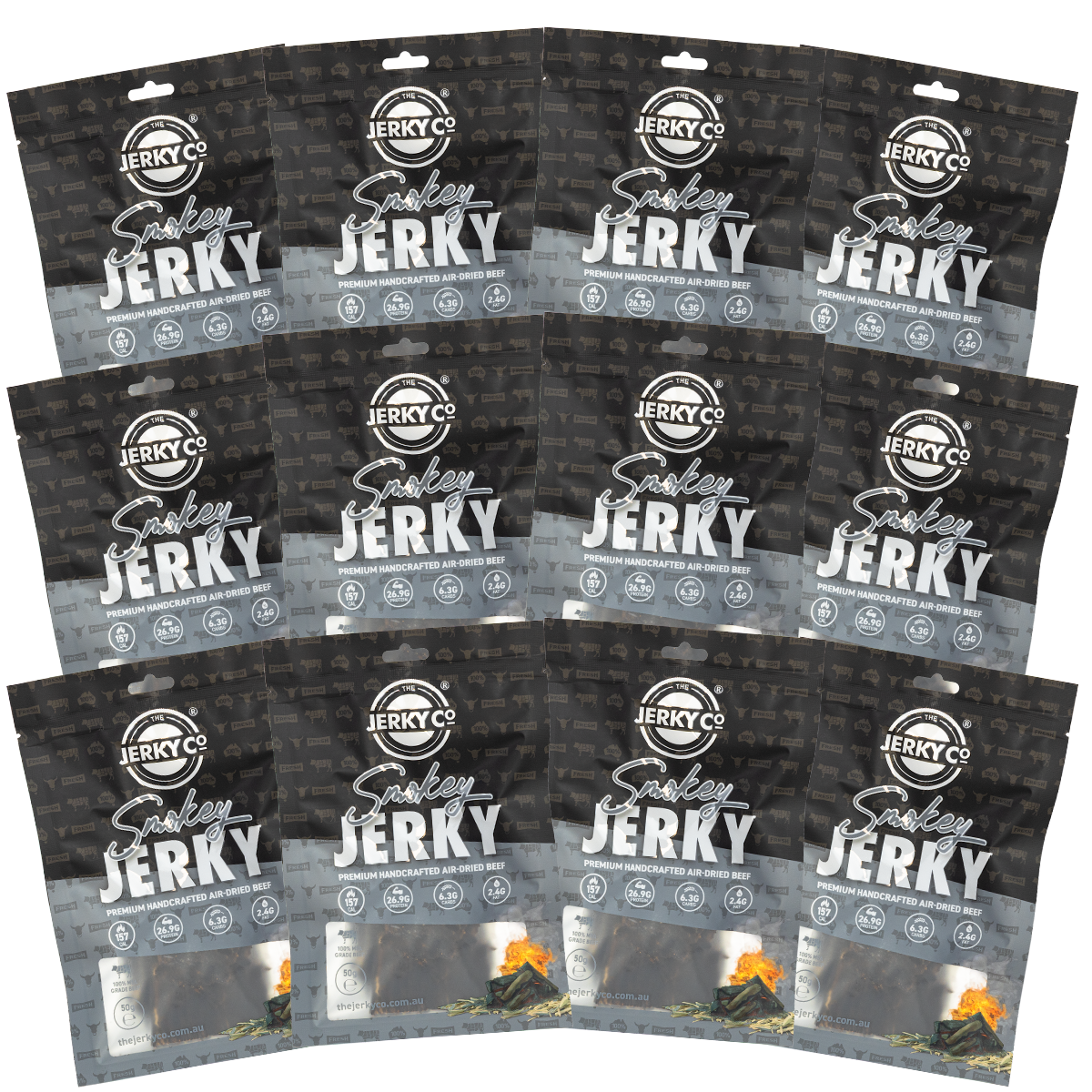 Smokey Jerky - 12 x 50g