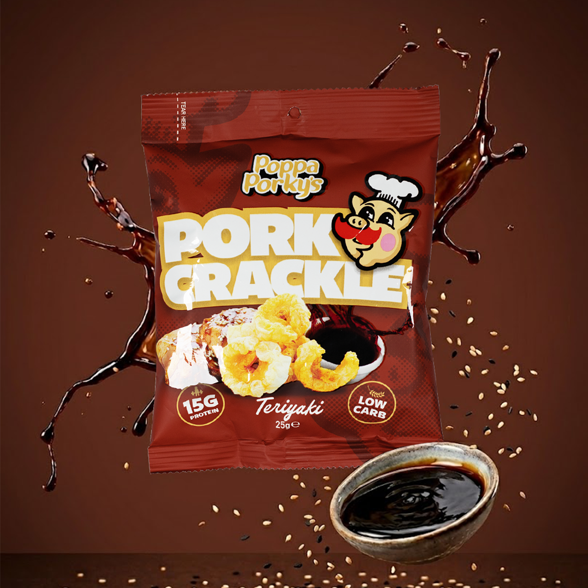Pork Crackle - Teriyaki