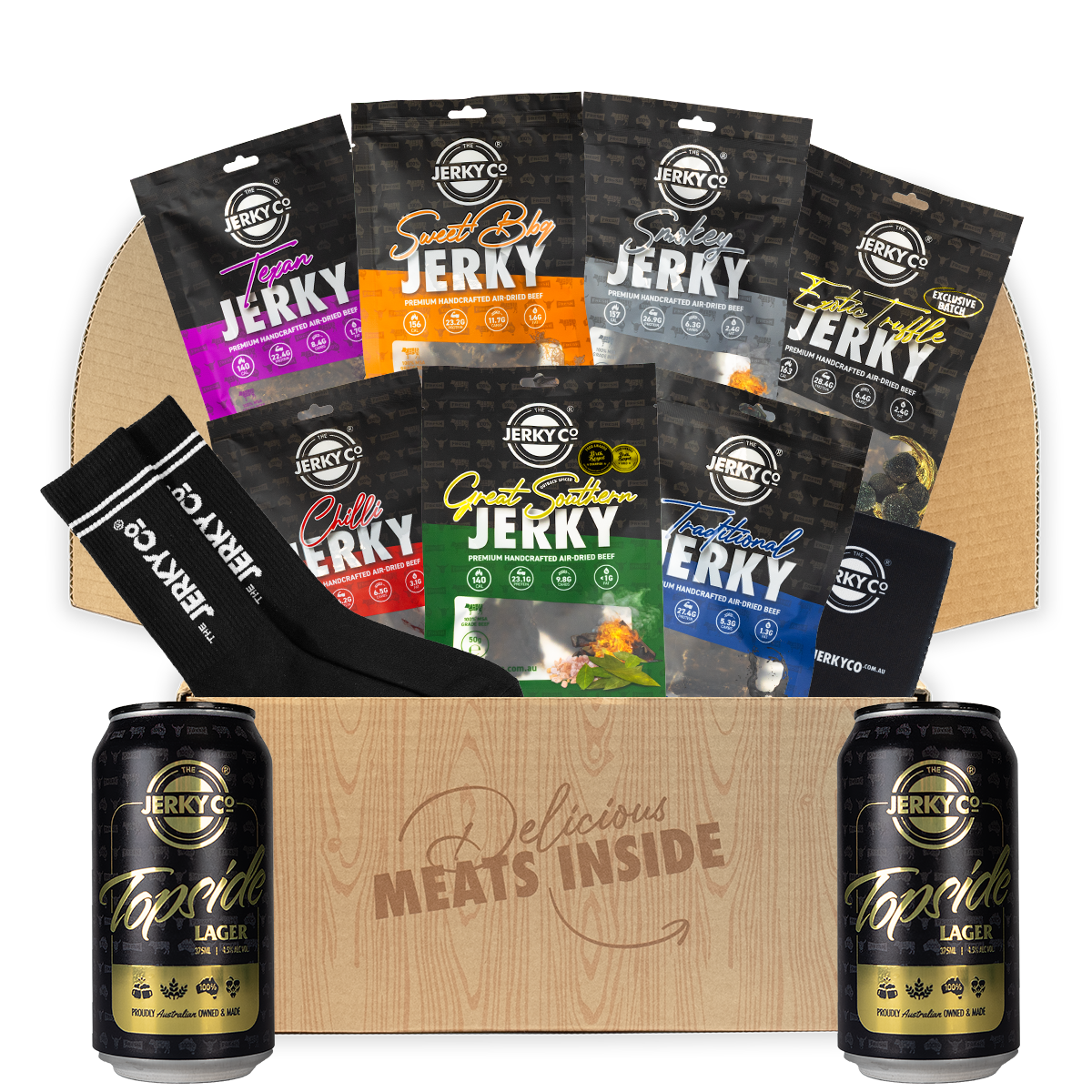 The SAMPLER Beef & Brew Hamper