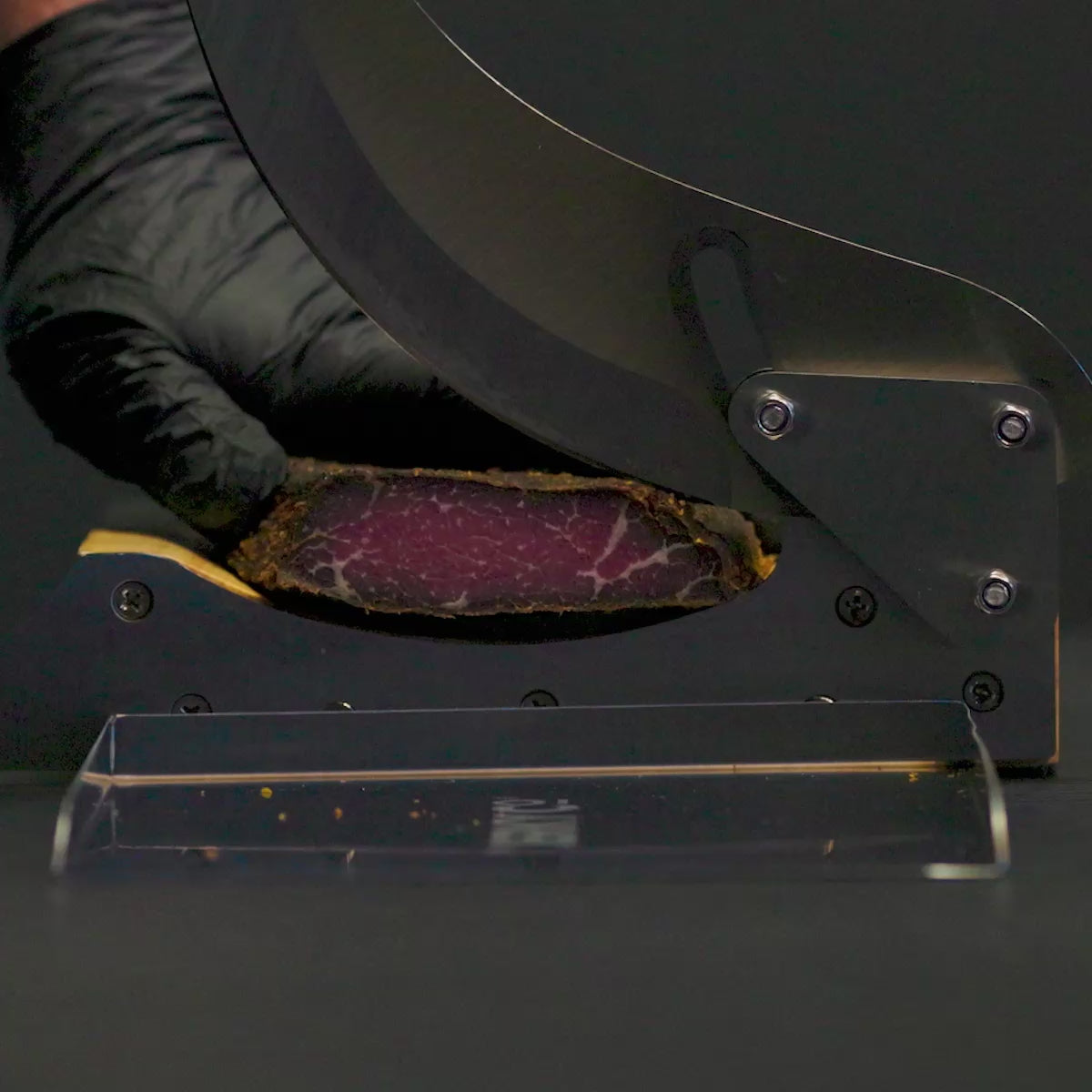 Load video: The Jerky Co. Biltong Slicer