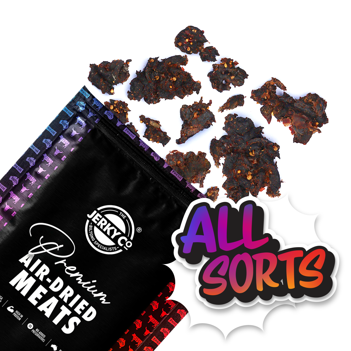 All Sorts Beef Jerky - 250G