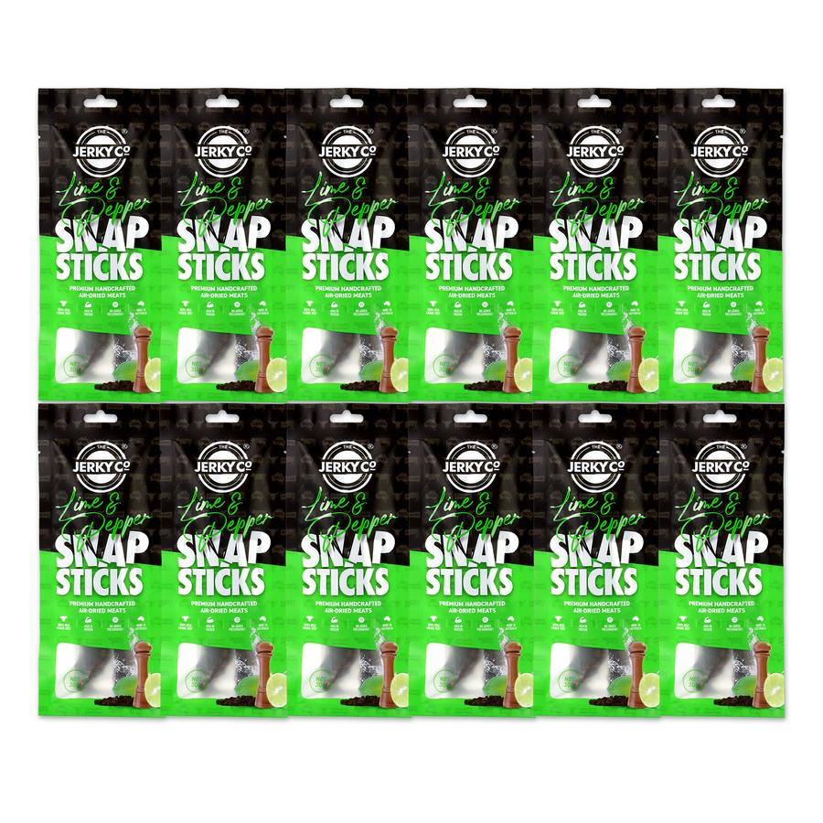 Snap Sticks Lime & Pepper - 12 x 30g Online